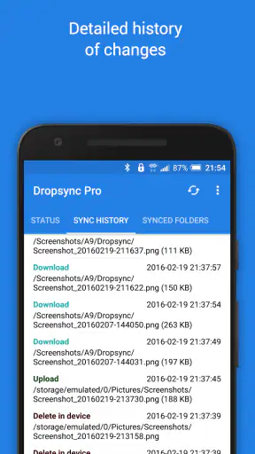 Dropsync: Autosync for Dropbox screenshot