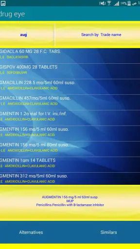 drug eye index screenshot