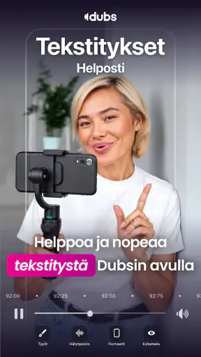 Dubs: Captions for Videos screenshot