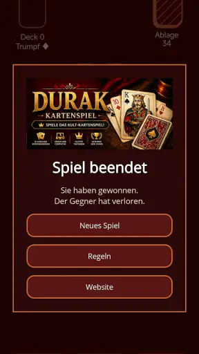 Durak Multiplayer Kartenspiel screenshot