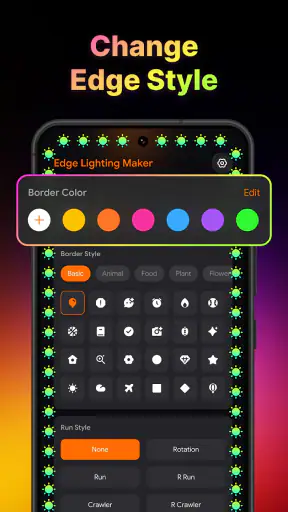 Edge Lighting: LED Border screenshot