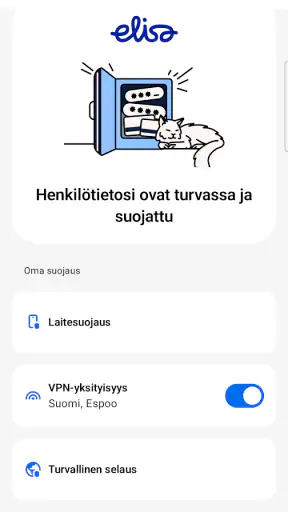 Elisa Tietoturva screenshot