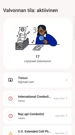 Elisa Tietoturva screenshot