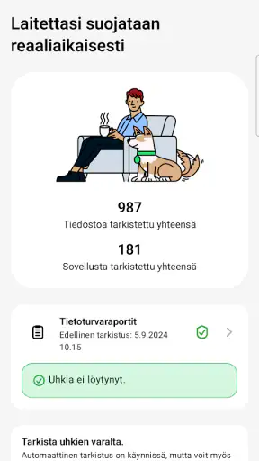 Elisa Tietoturva screenshot