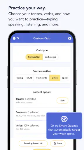 Ella Verbs: Learn Spanish screenshot