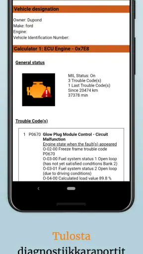 EOBD Facile - OBD2 Car Scanner screenshot