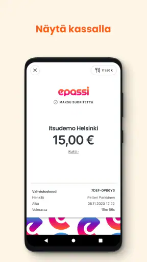 Epassi screenshot