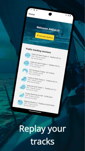 eStela: Regatta GPS Seuranta screenshot
