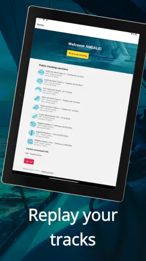 eStela: Regatta GPS Seuranta screenshot