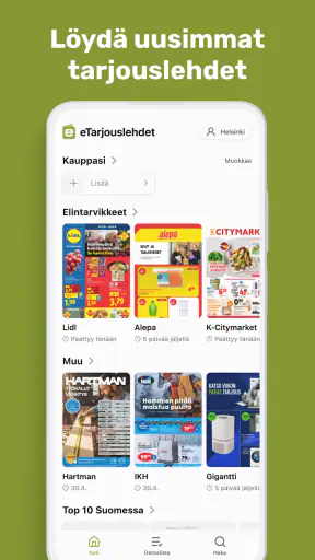 eTarjouslehdet screenshot