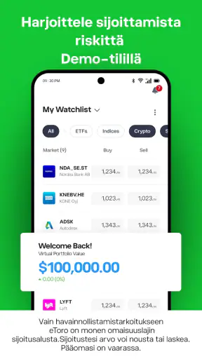 eToro: Käy kauppaa ja sijoita screenshot