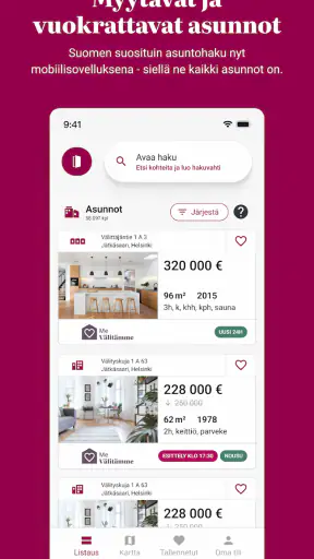 Etuovi.com screenshot