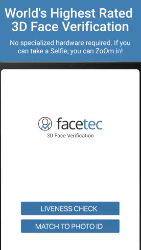 FaceTec Demo screenshot