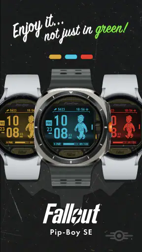 Fallout Pip-Boy SE Watch Face screenshot