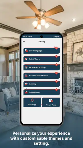 Fan Remote Control App screenshot