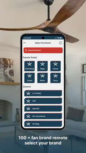 Fan Remote Control App screenshot