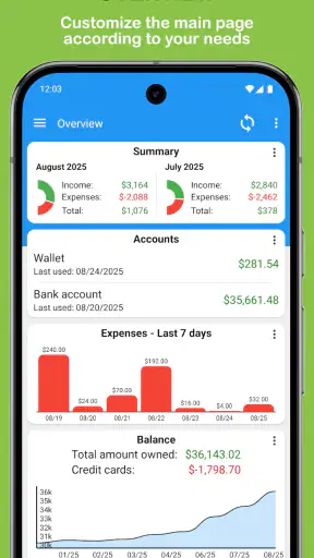 Fast Budget - Expense Manager screenshot