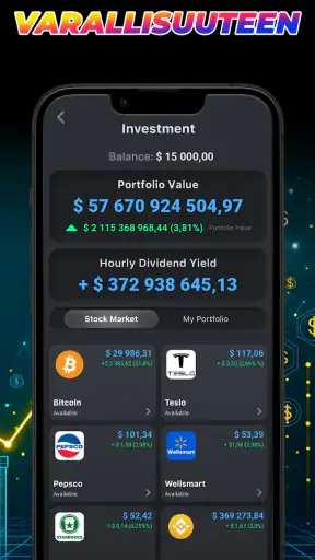 Finance Clicker: Kauppapeli screenshot