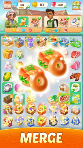 Flambé: Merge & Cook screenshot