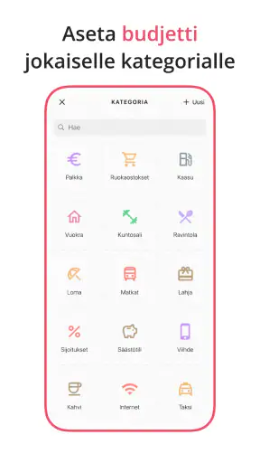 Fleur Budjetti Expense Tracker screenshot