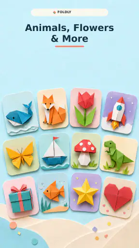 Foldly: Origami Paper Craft screenshot