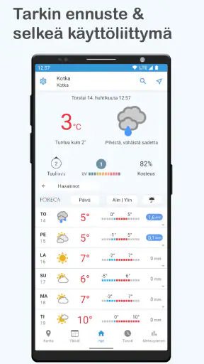 Forecan sää screenshot