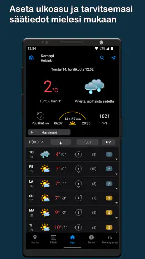 Forecan sää screenshot