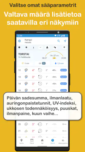 Forecan sää screenshot
