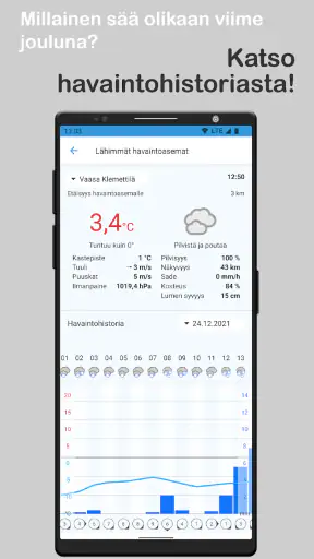 Forecan sää screenshot