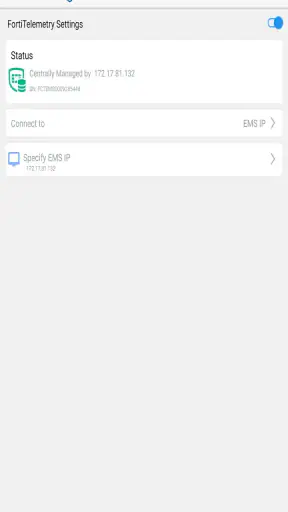 FortiClient screenshot