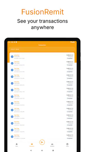 FusionRemit Remittance screenshot