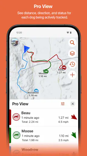 Garmin Alpha screenshot