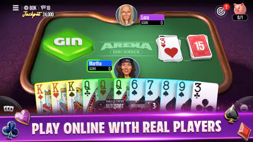 Gin Rummy Extra - Online Rummy screenshot