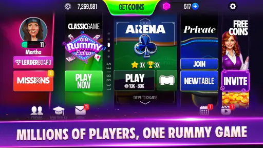 Gin Rummy Extra - Online Rummy screenshot