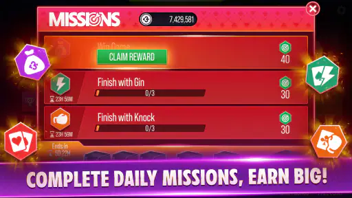 Gin Rummy Extra - Online Rummy screenshot