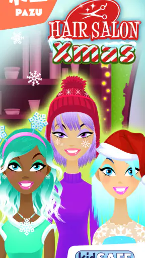 Girls Hair Salon Christmas screenshot