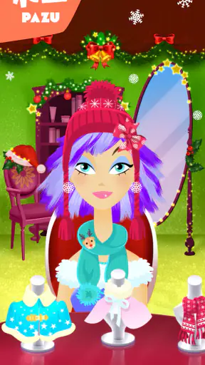 Girls Hair Salon Christmas screenshot
