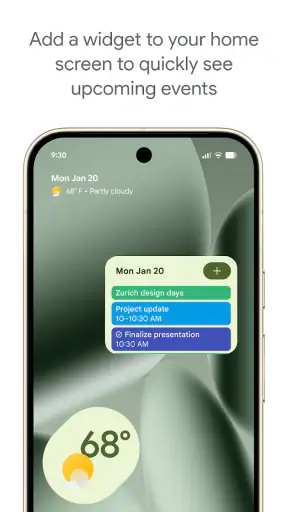 Google Kalenteri screenshot