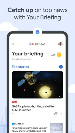 Google Uutiset screenshot