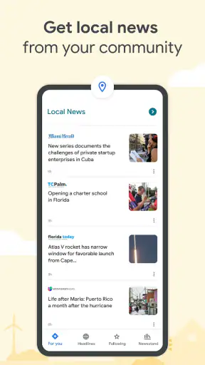 Google Uutiset screenshot