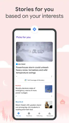 Google Uutiset screenshot