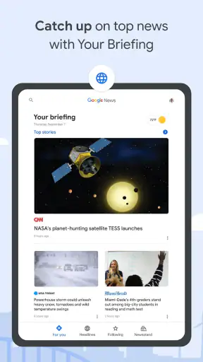 Google Uutiset screenshot