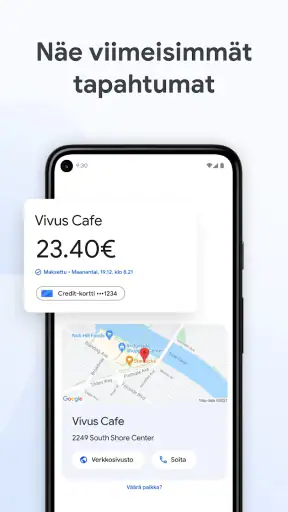 Google Wallet screenshot