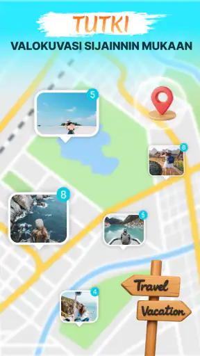 GPS-kartta: Kamera ja sijainti screenshot