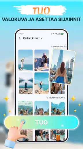 GPS-kartta: Kamera ja sijainti screenshot