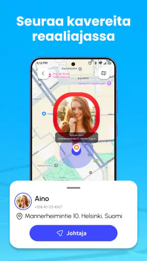 GPS-Karttakamera: Paikannin screenshot