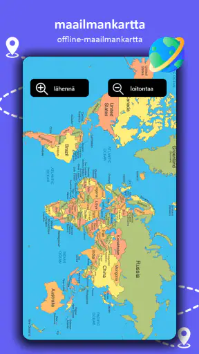 GPS navigointi,kartat suuntiin screenshot