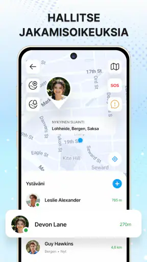 GPS-Puhelinpaikannin screenshot