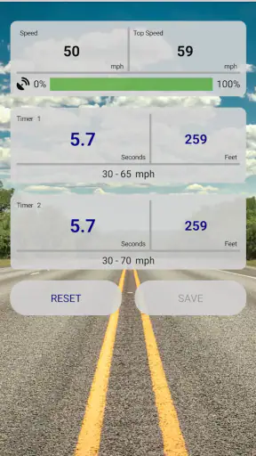 GPS Race Timer screenshot