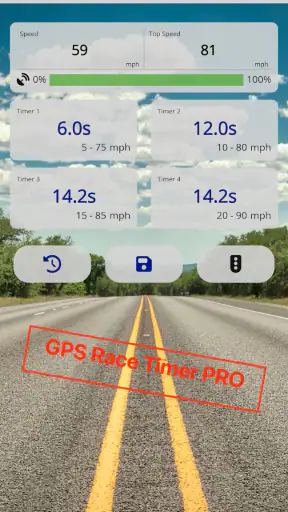 GPS Race Timer screenshot